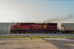 CP AC44CW Locomotive leading a train